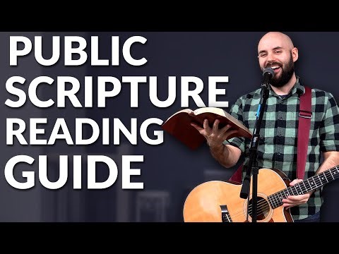 How to read Scripture in public.