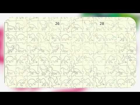 Happy Color by Number app Puzzle Mystery Dinosaur Picture #coloringbook