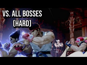 Super Smash Bros. Ultimate | Kazuya, Ryu, & Terry Vs. All Bosses (Hard)