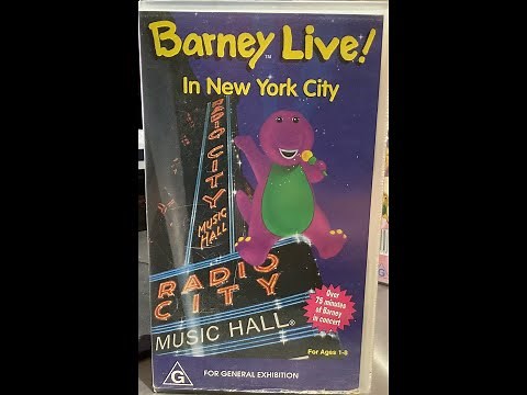 Barney Live! In New York City! (Australia VHS)