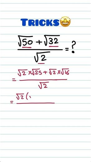 🤯This math shortcut makes roots look EASY!