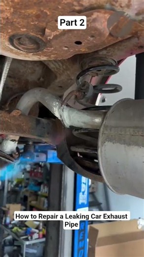 How to Repair a Leaking Car Exhaust Pipe