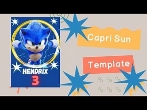 HOW TO USE A CAPRI SUN TEMPLATE IN CANVA