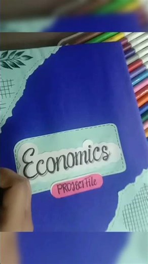 Cover decoration for Economics Project file....❣️💰
