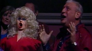 What do uptight movie goers and a leaky faucet have in common? Neither could stop hissing during this sketch from Rodney’s third ABC special. | Rodney Dangerfield