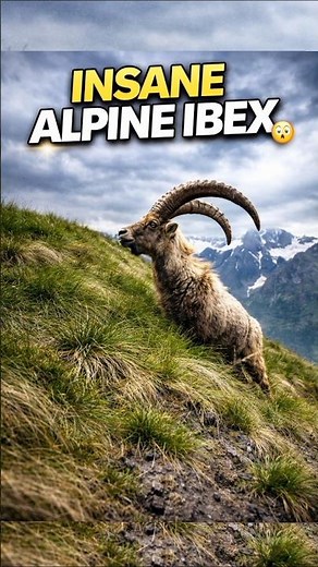 INSANE Alpine Ibex on Impossible Cliff 😳 | Unreal Mountain Goat Skills