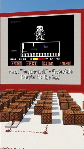 "Megalovania" - Undertale Minecraft Note Blocks Tutorial
