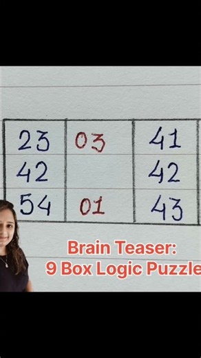 Only Logical Minds Can Solve This 9 Box Puzzle!...