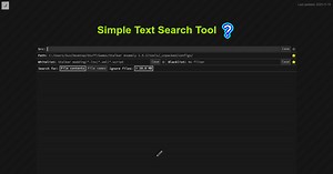 Simple Text Search Tool