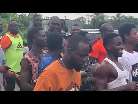 Buga soloku dance street party at Ampiah Ajumako Akwambo festival 2025