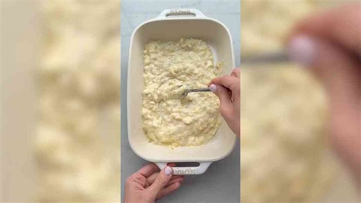 Baked blueberry cheesecake oatmeal for a sweet start