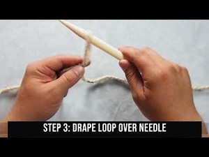 KNITTING FOR BEGINNERS: BASIC CAST ON