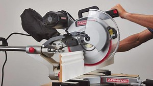 This dual-bevel sliding compound miter saw has a high power 15 amp motor for cutting the toughest lumber, and a laser guide that makes it easy to cut wood precisely. Buy the Admiral 12 In. Dual-Bevel Sliding Compound Miter Saw With LED & Laser Guide for $179.99 with coupon 49801067, now through 11/23/19. Get the coupon here: https://go.harborfreight.com/coupons/2019/09/buy-the-admiral-12-in-dual-bevel-sliding-compound-miter-saw-with-led-laser-guide-for-179/ | Harbor Freight