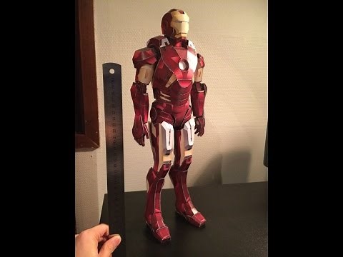 Iron Man Mark VII Paper Model (Papercraft)