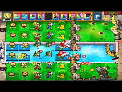 Plants vs Zombies Mod Mario VS Zombies (Nintendo vs Zombies) - Gameplay Walkthrough Part 5