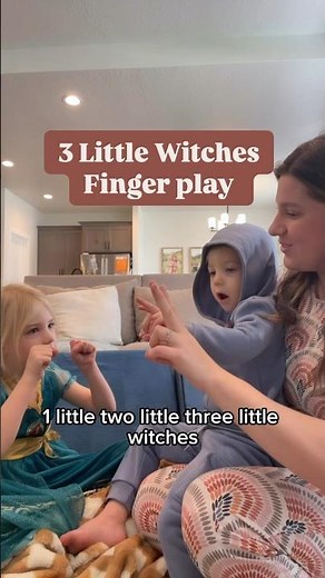 3 Little Witches | Children’s Fingerplay Song | Halloween Song