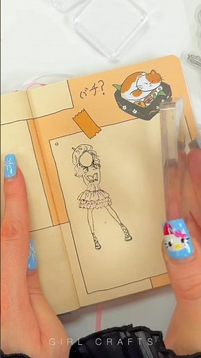 How to use clear stamp? ✨#clearstamp #journal