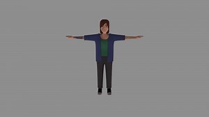 Ellie (The Last of Us Part 2) Lowpoly - 3D model by anaValencia