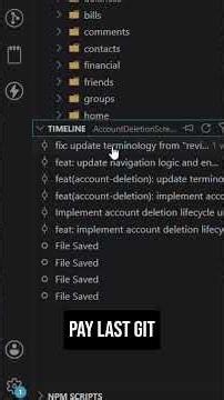 Code Break Ho Gaya? Check VS Code Timeline #coding #softwarearchitect #frontenddeveloper