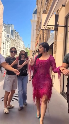 Cardi B Last Day In Paris For Fashion Week