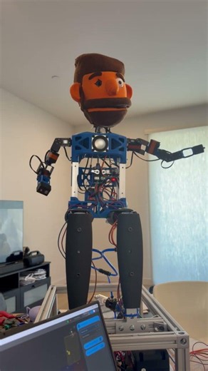 Animatronic Puppet Motion Testing – With Head and Audio