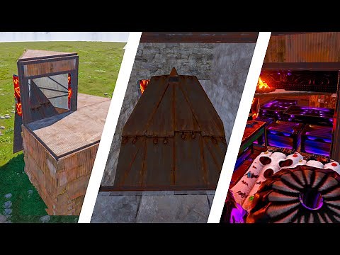TOP 3 BUNKERs In Rust 2023 | Rust Building Tutorial 2023