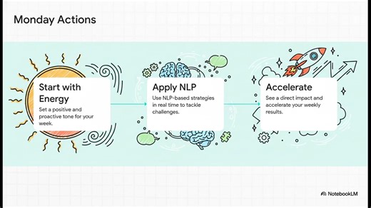 Great leaders don’t just communicate. They influence with intention. And they don’t wait for clarity - they create it. NLP Kickstart is your strategic leadership edge, delivered every Monday morning. This is not just another mindset session. It’s your tactical kick-off for the week, designed to: ✅ Sharpen strategic decision-making ✅ Reinforce behavior change where it counts ✅ Elevate influence and leadership presence ✅ Build internal alignment and external impact Whether you’re managing teams, r