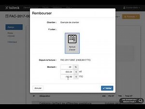 Tutoriel - Créer une facture d'avoir