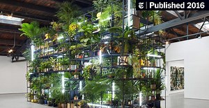 A Giant Art Installation With 250 Plants — and Live Jazz