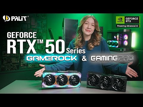 Palit GeForce RTX 50 Series- GameRock & GamingPro : Power Redefined for AI, Gaming and Creation