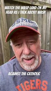 Watch the wasp 🐝 land on my head as I talk about White Anglo Saxon Protestants