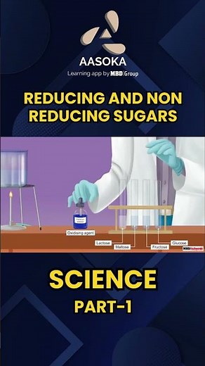 Reducing and Non Reducing Sugars Part 1 | Class 12 | CBSE | NCERT | AASOKA #Shorts