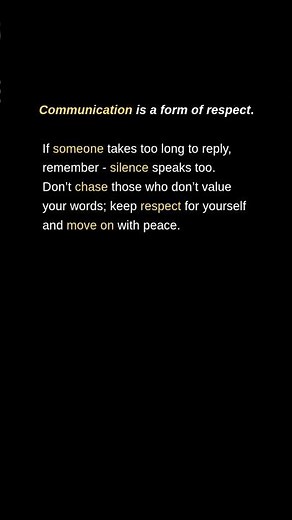 Communication is Respect So,Walk Away with Respect