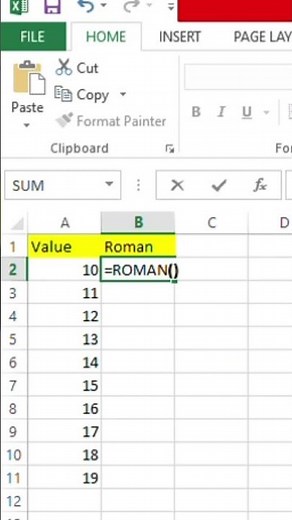 Excel Trick: Convert Any Number to Roman Numerals Using a Single Formula
