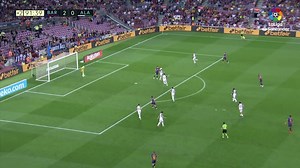 Gol de Messi (3-0) en el Barcelona 3-0 Alavés