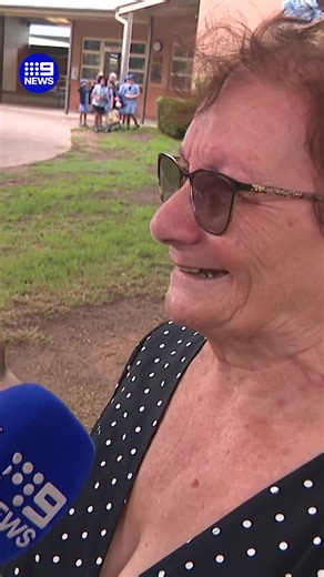 As thousands head back to school, for one family of nine, it was a milestone day full of emotion. #9News | 9 News