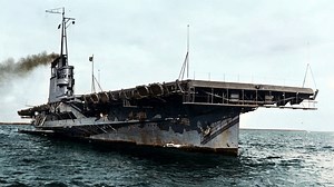 The luxury cruise ship turned into an aircraft carrier