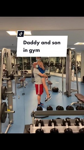 Gym Workout for Gay Couples: Daddy and Son Fitness Session