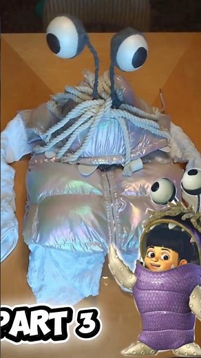 DIY Boo Costume from Monsters Inc Part 3 #foryou #diy #costume #halloween #halloweenparty