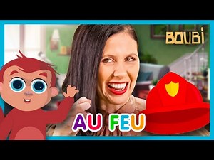 Au feu les pompiers 🚒 Comptine classique avec paroles – Les amis de Boubi