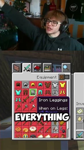 THE OLD MINECRAFT CRAFTING MENU... #shorts #gaming