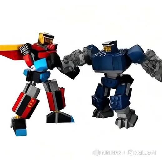 Lego Robots fighting