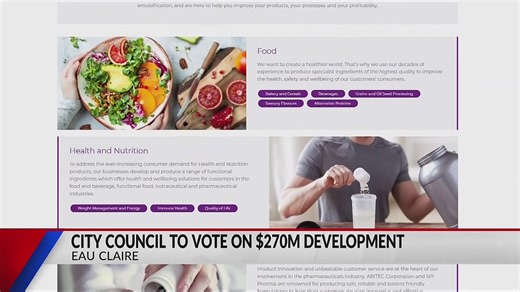 Eau Claire City Council deciding if UK company can expand business