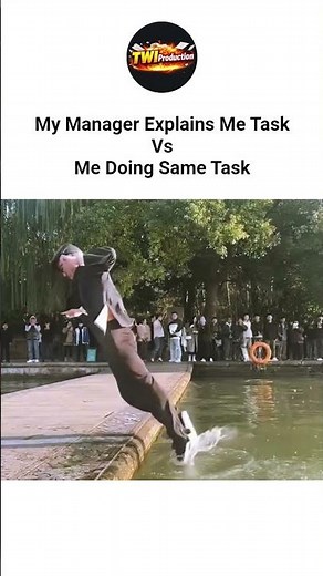 My Manager Explains Me Task vs Me #corporatememes #funnyshorts