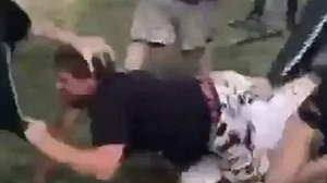 Teenage bullies attack dad who protected his son