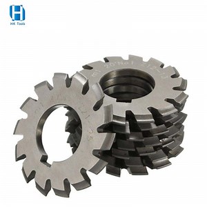 [Hot Item] Модуль инструментов для нарезки зубчатых колес с ЧПУ M0.3-M4.5 PA20 #1-8 Фреза модульная из быстрорежущей стали для фрезерования зубчатых колес