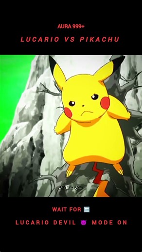 Pikachu vs Mega Lucario 👿#pokemon #pokemoncards #pokemongo #pokemonunite #shortsfeed