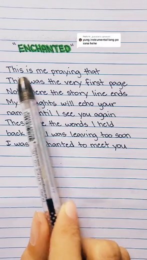 Enchanted Instrumental Song with Lyrics