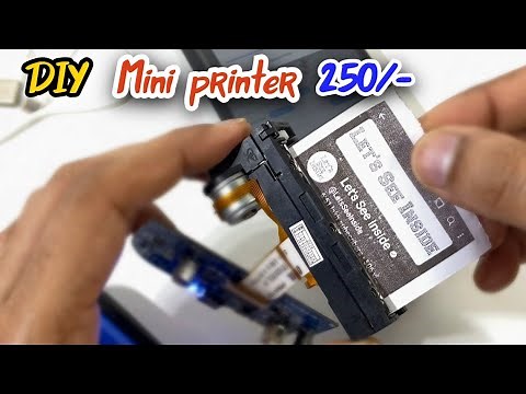 😲 DIY mini thermal printer 🔥 Build Your Own Handy Printing Gadget!