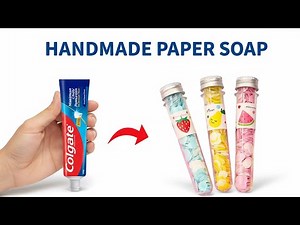 DIY Homemade paper soap | how to make paper soap at home | trick